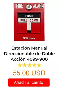 Estación manual Direccionable de doble acción 4099-900 Simplex