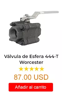 444-T Valvula de Esfera Worcester