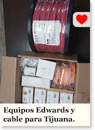 Venta de equipos marca Edwards y Cable de alarma Belden Tijuana