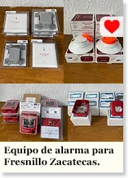 Equipo de alarma contra incendio para Fresnillo Zacatecas