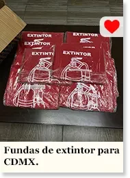 Fundas de extintor para CDMX